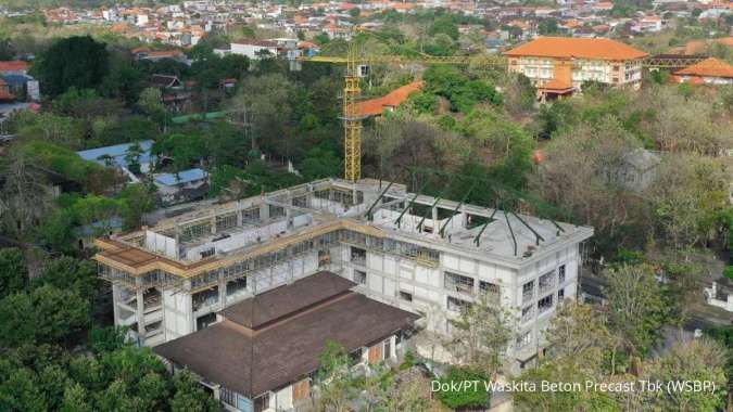 Waskita Beton (WSBP) Kebut Pembangunan Laboratorium Udayana, Progres Capai 47,11%