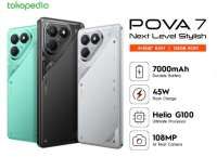 HP 2 Jutaan Baru: TECNO POVA 7 Bawa Kamera 108MP dan Baterai 7.000 mAh