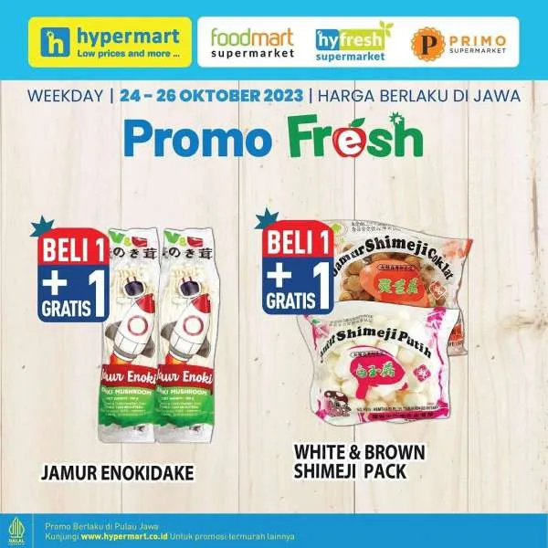 Promo Hypermart Hyper Diskon Weekday Periode 24-26 Oktober 2023