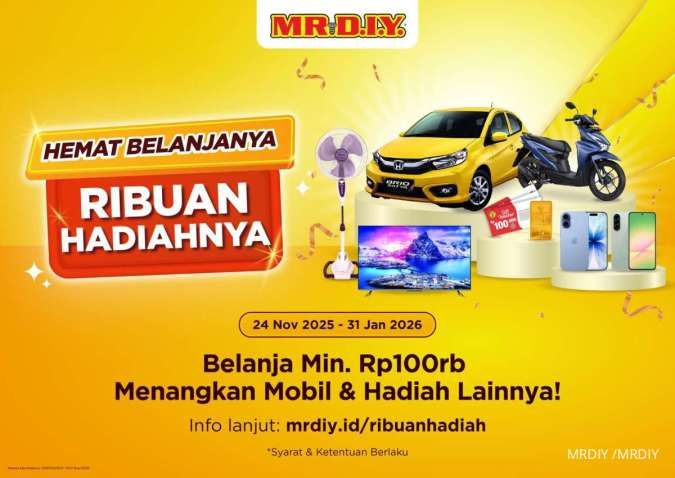 Diskon dan Undian Menarik, Ini Promo MR.D.I.Y. yang Berlaku hingga Januari 2026