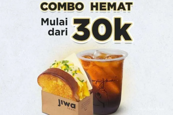 Promo Jiwa Toast 15-31 Maret 2022, Paket Combo Hemat Diskon Sampai Rp 25.000
