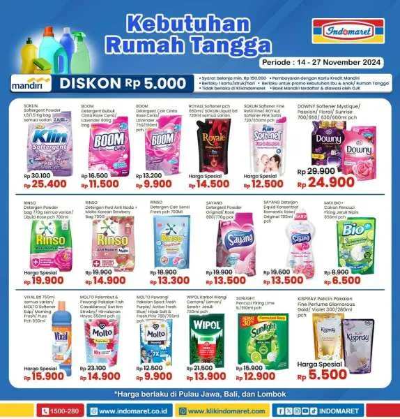 Promo Indomaret Super Hemat Periode 14-27 November 2024