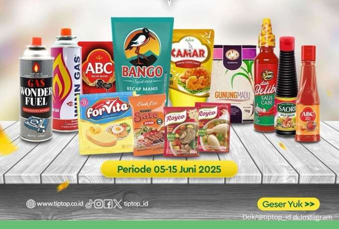 Promo Tip Top 5-15 Juni 2025 Spesia Idul Adha, Minyak Goreng & Gula Tebus Murah