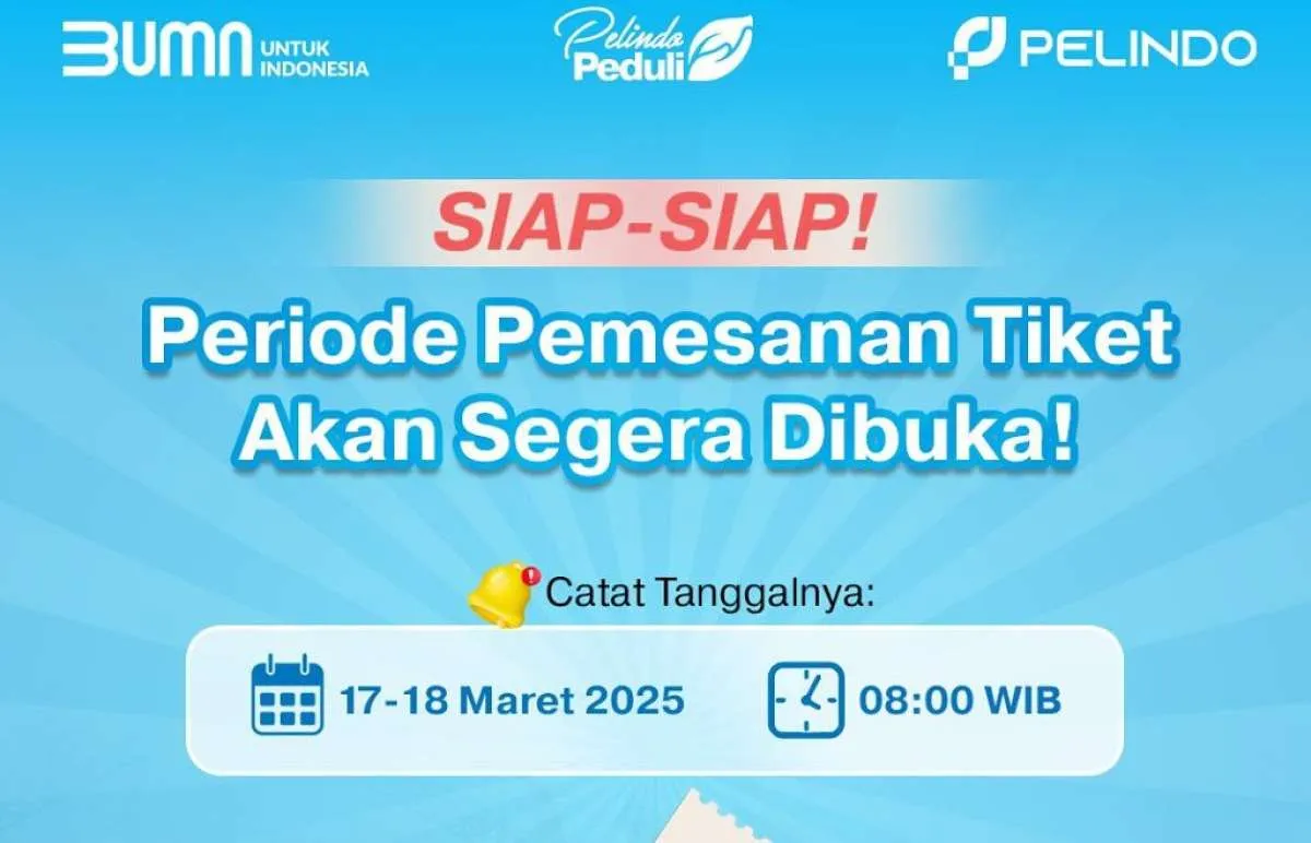 Cara Pesan Tiket Mudik Gratis Pelindo Group di Lebaran 2025, War Tiket Mulai Hari Ini