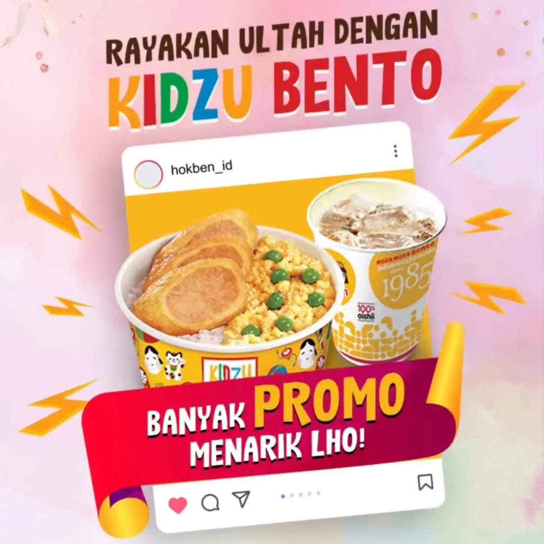 Hokben Kidzu Bento ULTAH di Hokben