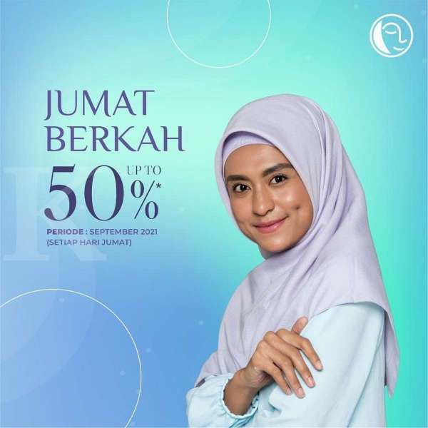 Promo Jumat Berkah Klinik Natasha Edisi September, Diskon s/d 50% untuk yang Berhijab