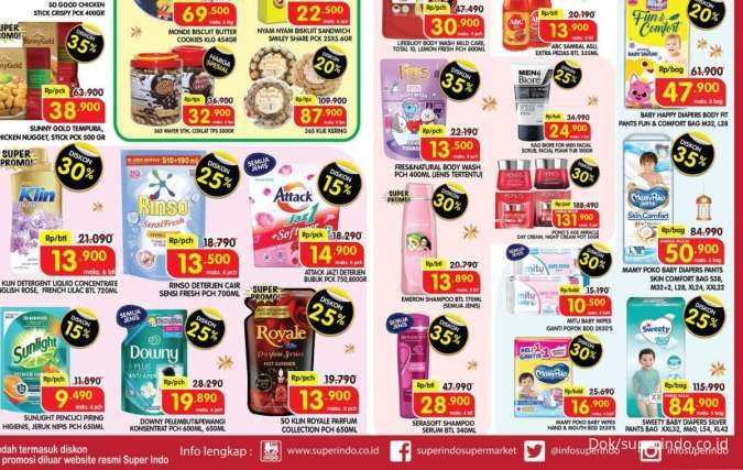 Promo Superindo Weekday 20 Februari 2025, Men's Biore-Rinso Diskon 25% Akan Berakhir