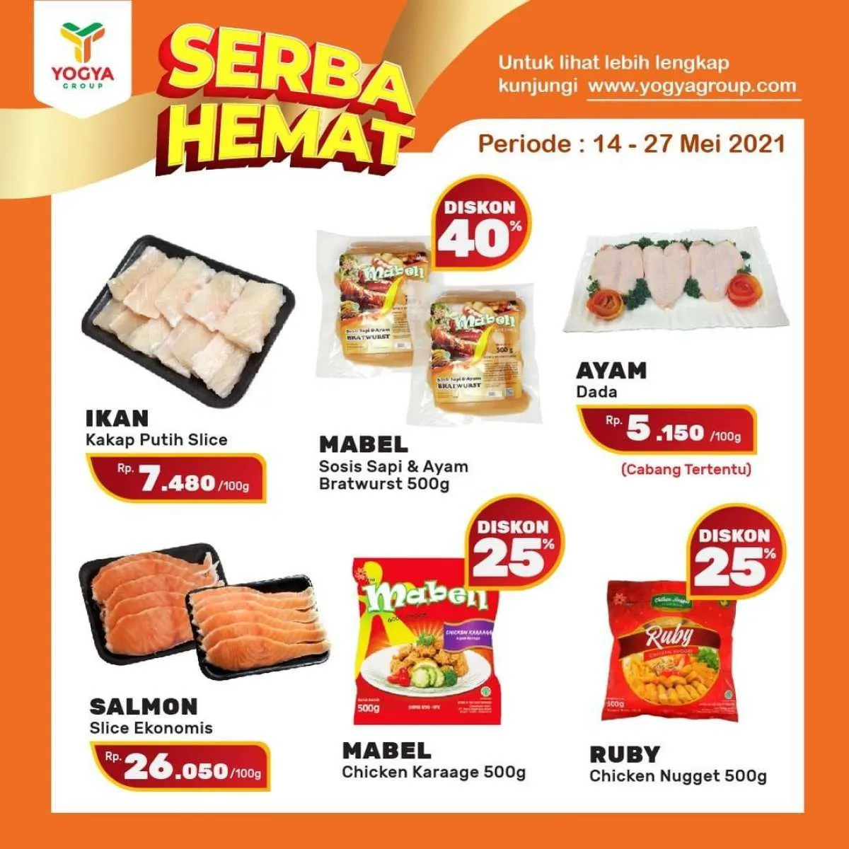 Simak promo Yogya Supermarket hari ini 27 Mei 2021, masih ada program Serba Hemat!