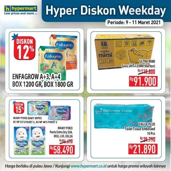 Promo Hypermart weekday 10 Maret 2021, ada penawaran Hyper Diskon!