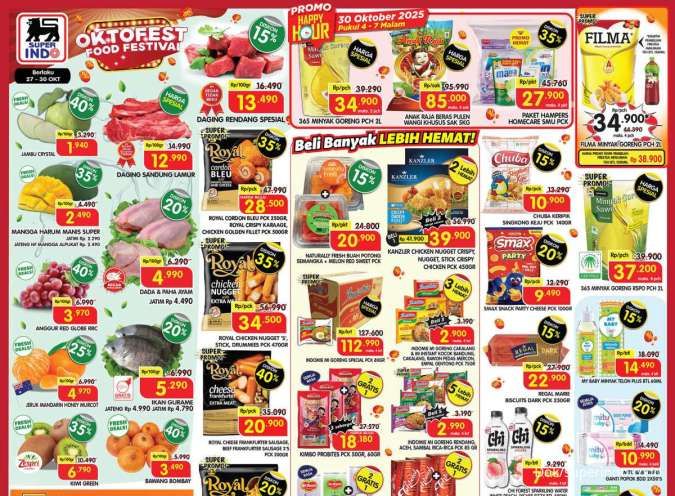 Promo Superindo Weekday 27-30 Oktober 2025