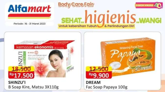 Promo Alfamart Body Care Fair, Body Wash hingga Parfum Dibanderol Diskon 40%