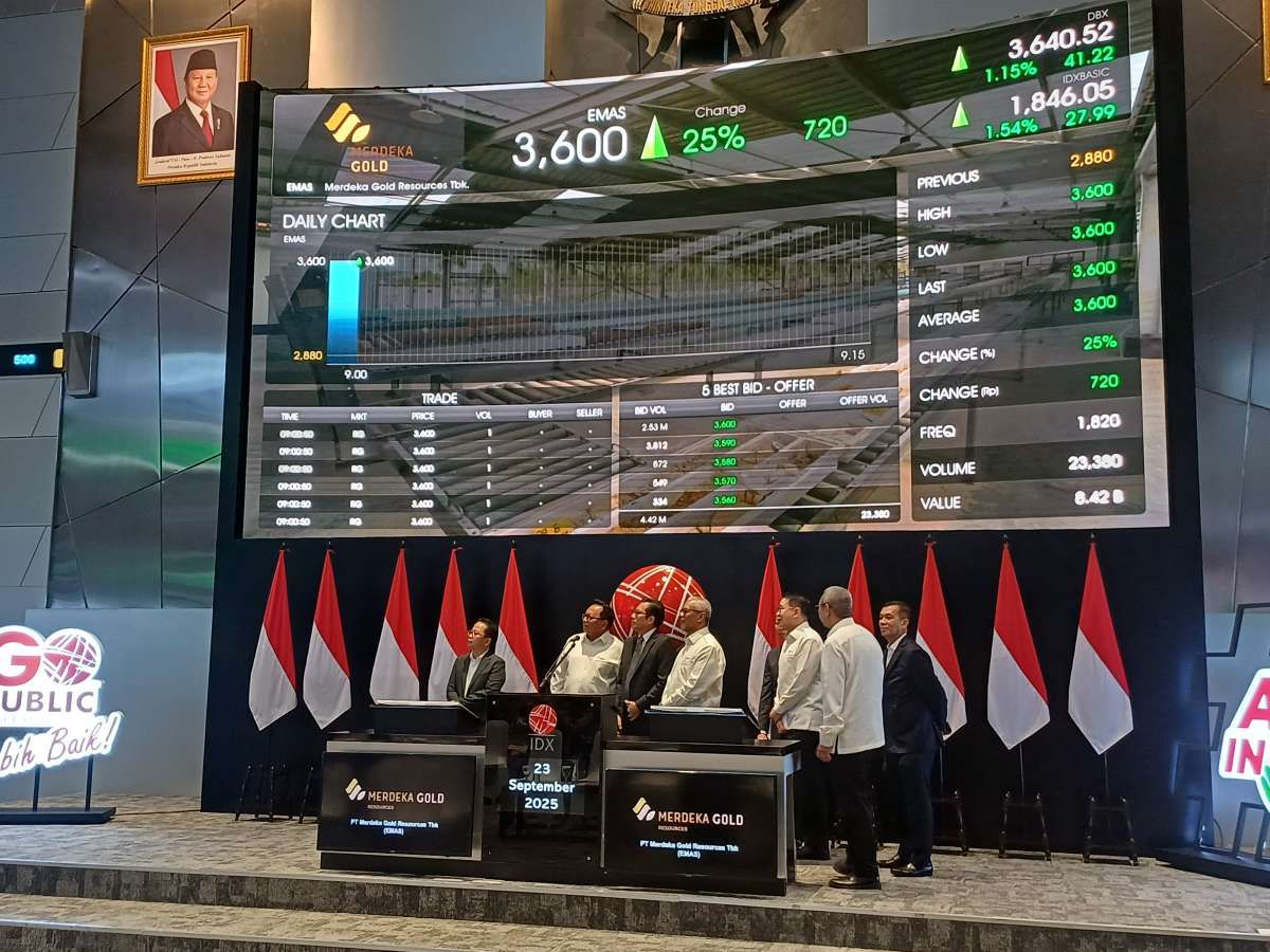 Resmi Jadi Emiten, Merdeka Gold Resources (EMAS) Siap Tancap Gas