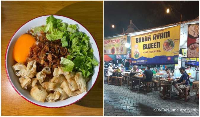 Malam Hangat dan Kenyang berkat Bubur Ayam Bween