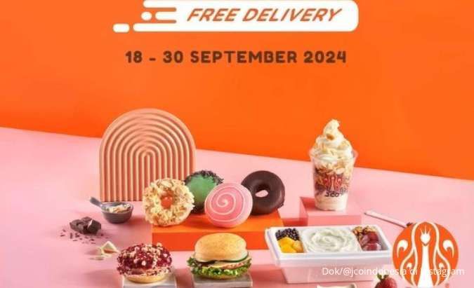 Promo J.CO Mulai Hari Ini 18 September 2024, JPop-Donut & Thai Tea Free Delivery