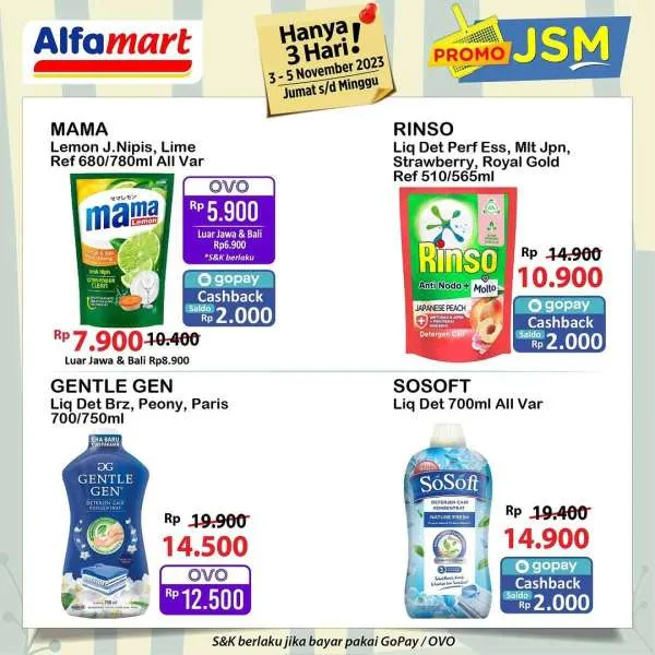 Katalog Promo JSM Alfamart Terbaru 3-5 November 2023, Promo Hanya 3 Hari!