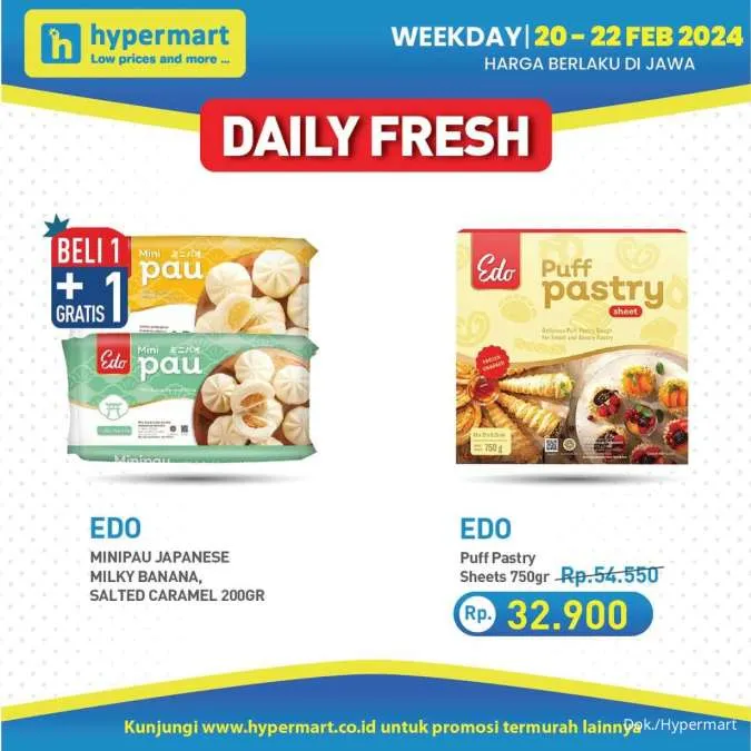Promo Hypermart Hyper Diskon Weekday Periode 20-22 Februari 2024