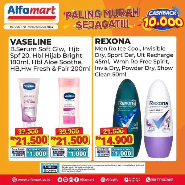 Promo Alfamart Paling Murah Sejagat Periode 8-15 September 2024