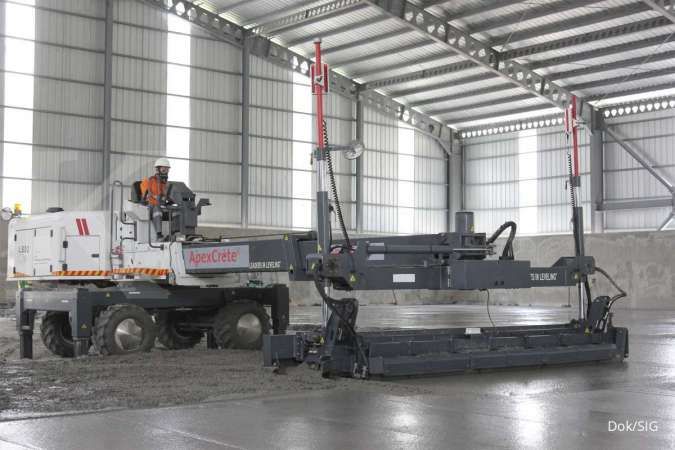 SIG Pasok Beton untuk Konstruksi Lantai Industri