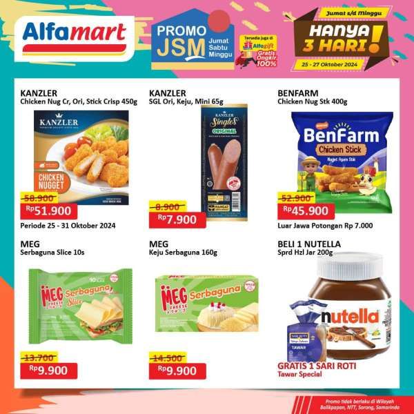 Promo JSM Alfamart 25-27 Oktober 2024