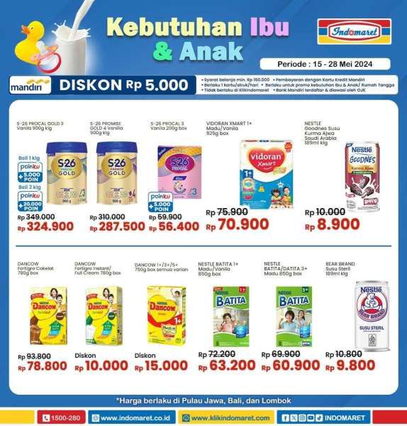 Promo Indomaret Super Hemat Terbaru 15-28 Mei 2024