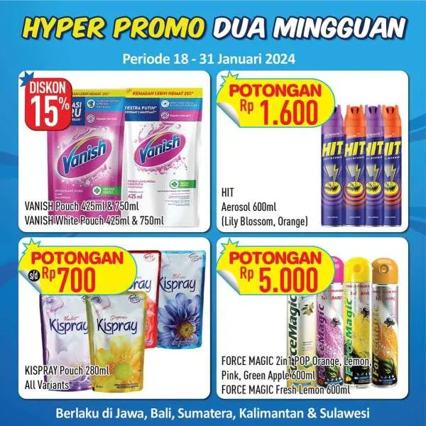 Promo Hypermart Dua Mingguan Periode 18-31 Januari 2024