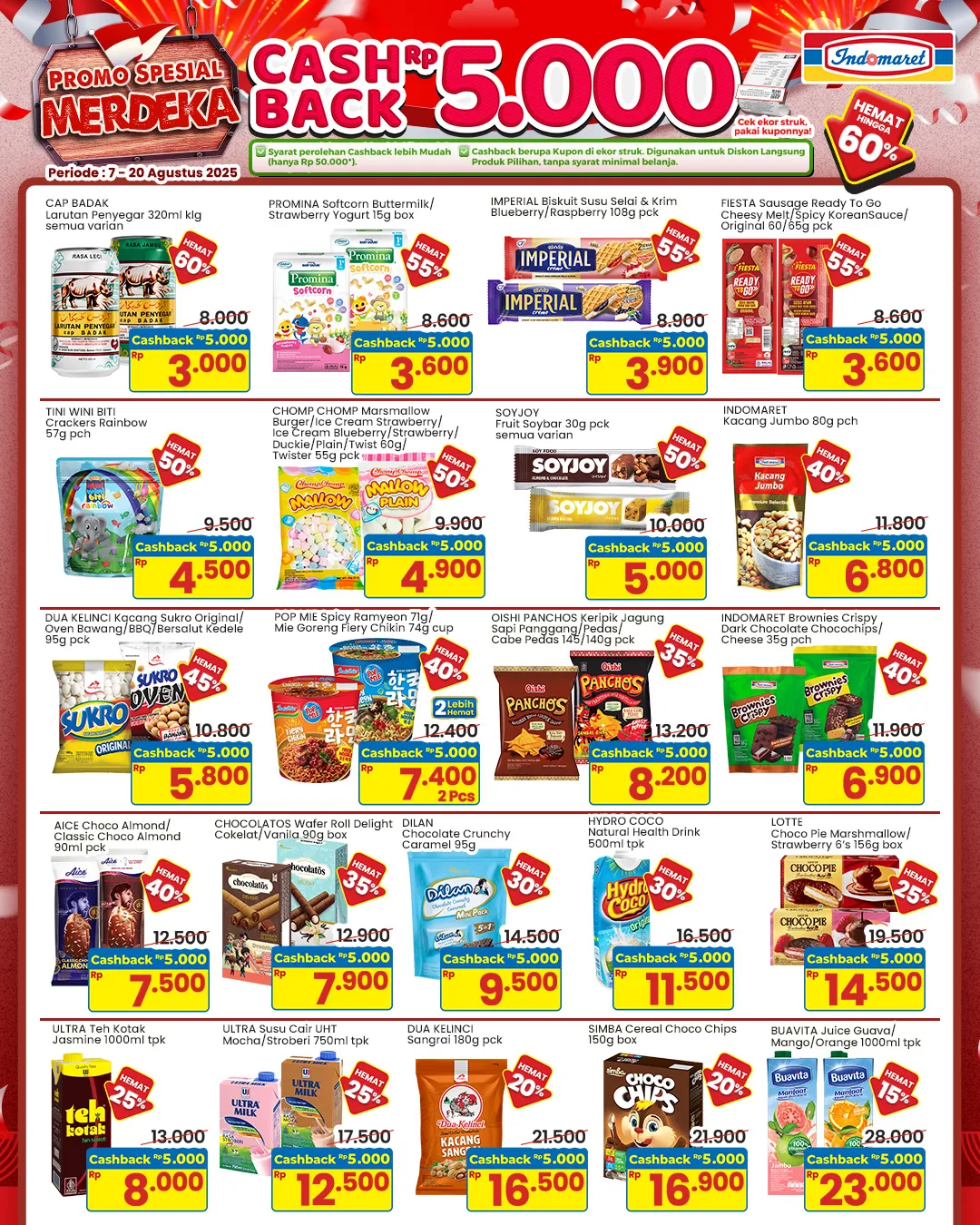 Promo Merdeka Indomaret Periode 7-20 Agustus 2025