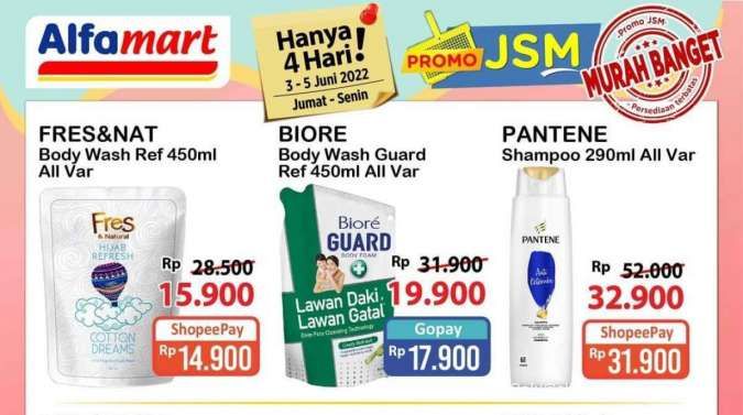 Promo JSM Alfamart Mulai 3-5 Juni 2022, Belanja Lebih Murah Selama Akhir Pekan Ini