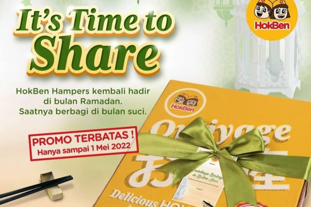 Baru, Ada Promo Hampers dari Hokben sampai 1 Mei 2022, Isi Lebih Banyak