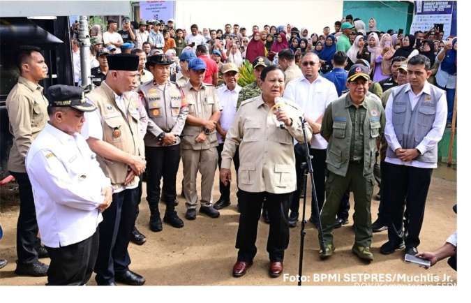 Presiden Tinjau Huntara Bencana Sumbar, ESDM Pastikan Listrik dan Energi Nasional