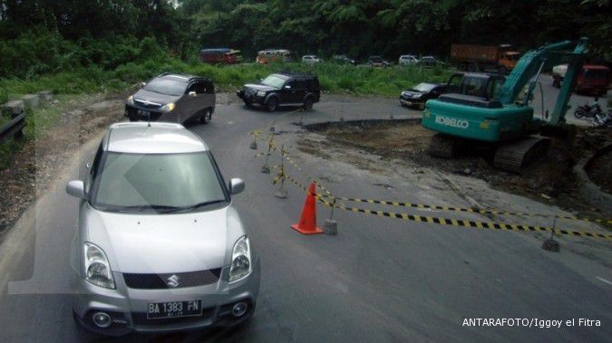 Perbaikan jalan Palembang-Lampung dipercepat