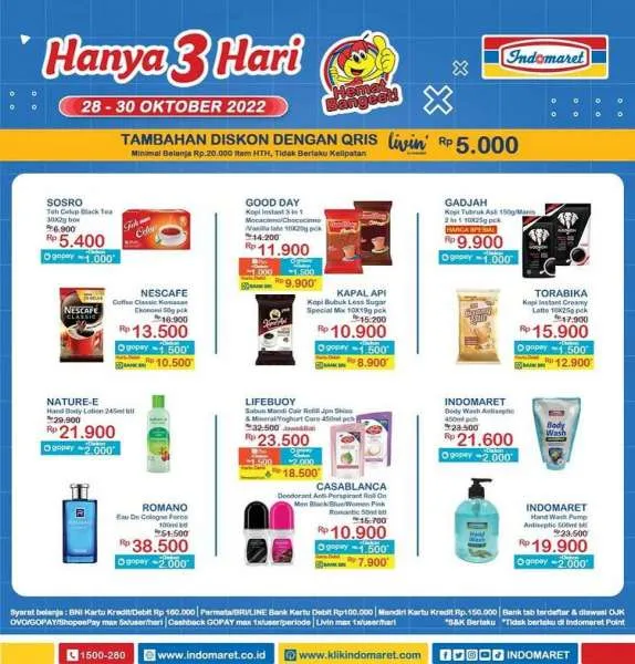 Katalog Promo JSM Indomaret 28-30 Oktober 2022