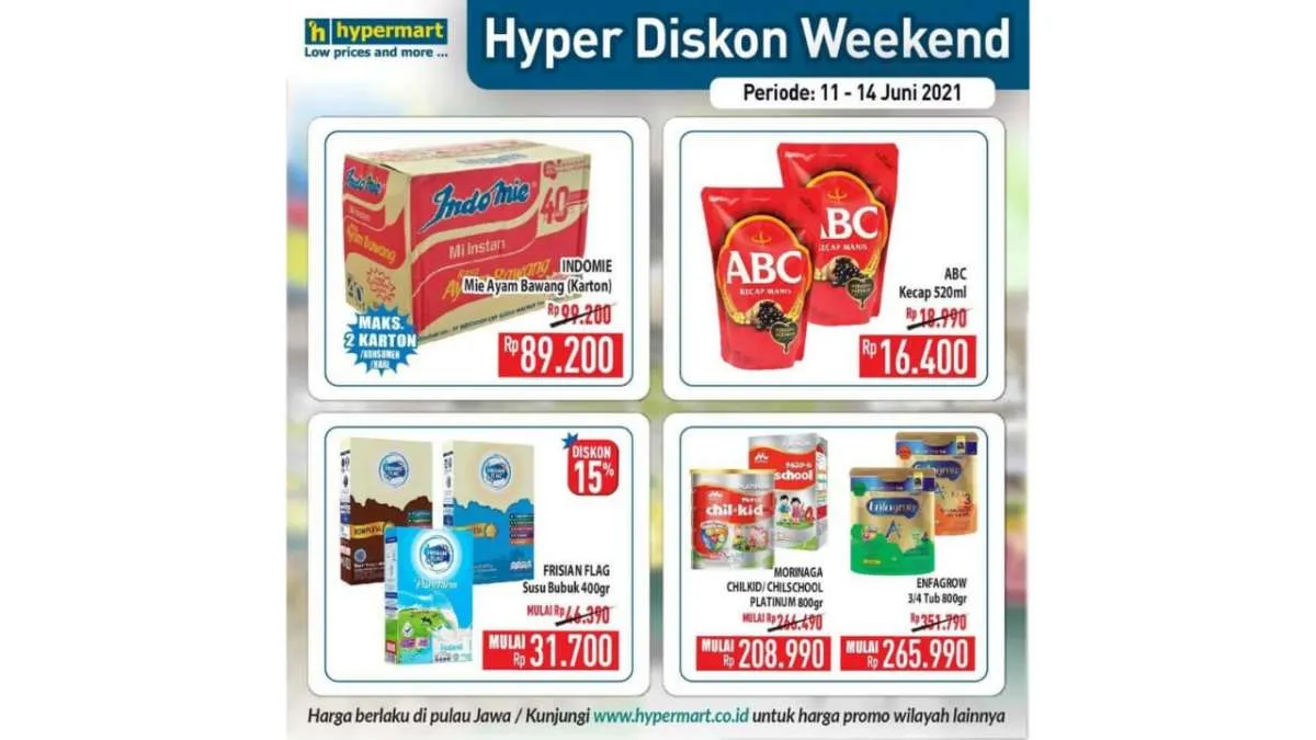Promo JSM Hypermart 11-14 Juni 2021, Hyper Diskon Weekend!