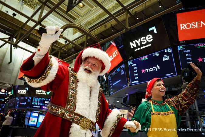 Saham-saham AS Ditutup Menguat Tipis Usai Thanksgiving