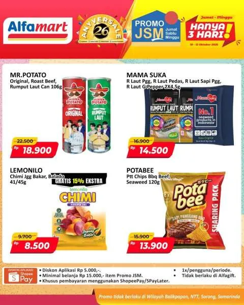 Promo JSM Alfamart Periode 10-12 Oktober 2025