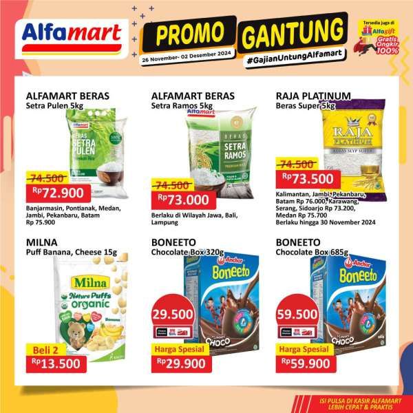 Promo Alfamart Gantung 26 November-2 Desember 2024