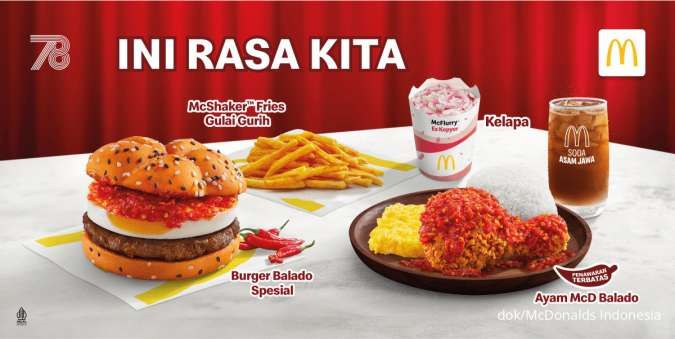 Promo McD Terbaru Edisi Kemerdekaan 2023, Beli Ayam & Burger Cita Rasa Indonesia