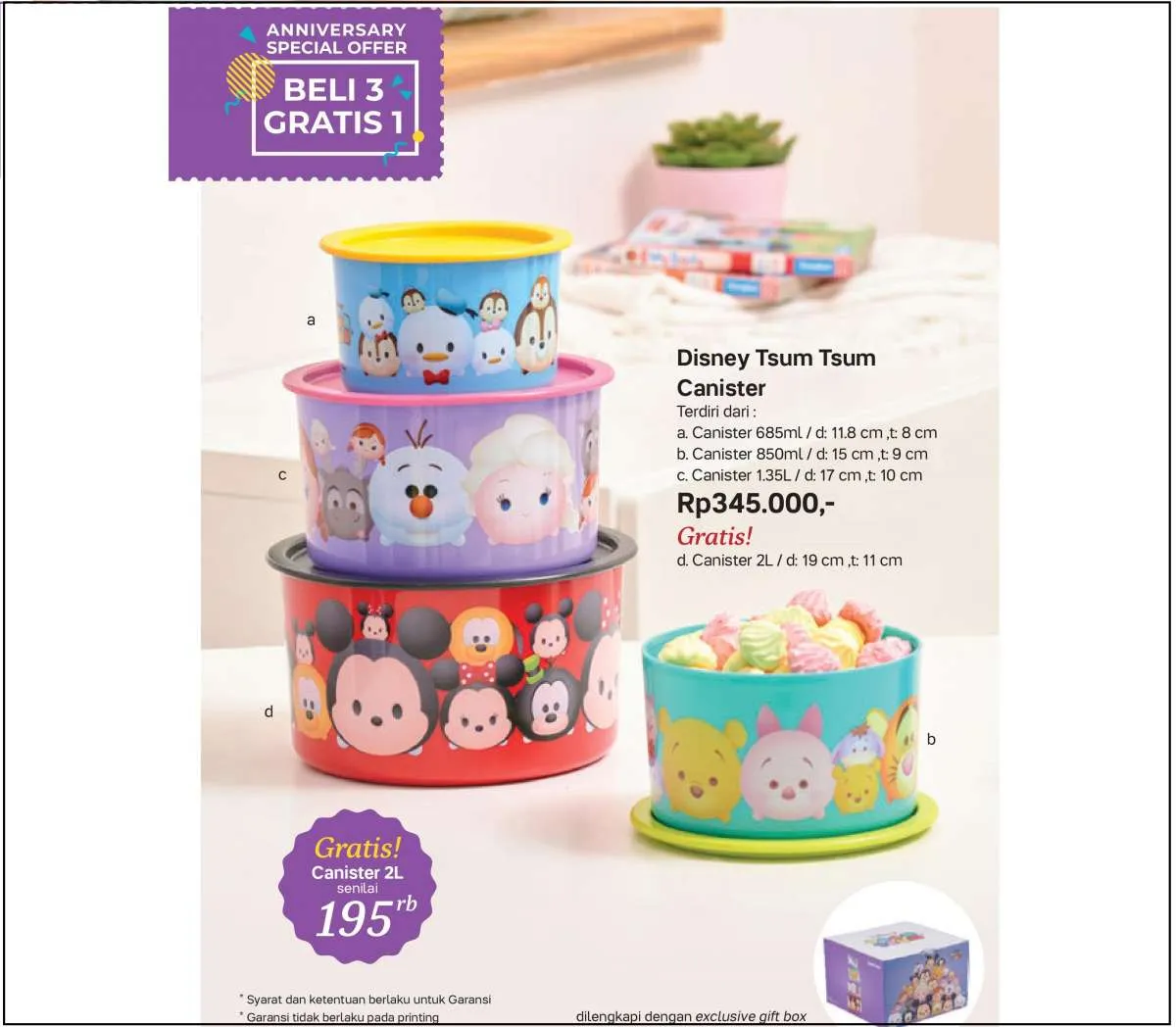 Penawaran Spesial 31 Tahun, Tupperware Promo Beli 3 Gratis 1 Pada Juli 2022