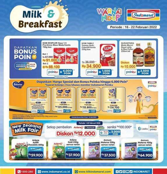 Promo Indomaret Super Hemat Mingguan Terbaru 16-22 Februari 2022