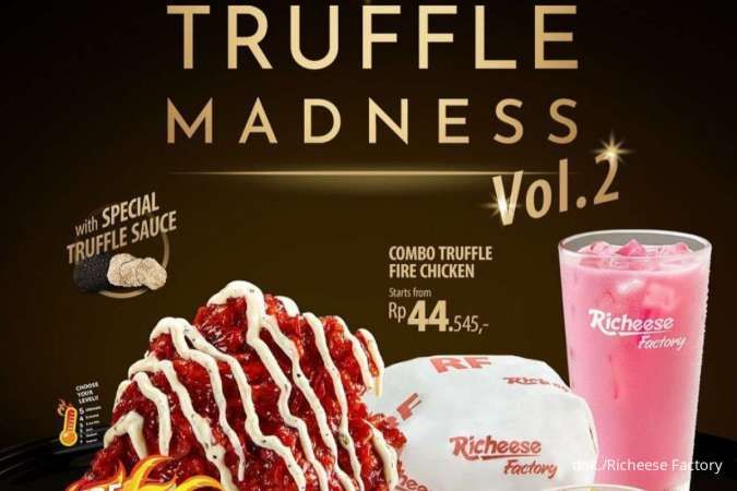 Menu Baru Richeese Factory 2023, Truffle Madness Series Vol 2 dengan Saus Truffle