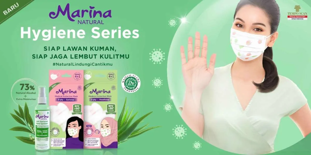 Perkenalkan produk anyar, Marina luncurkan hand sanitizer dan medical protective mask