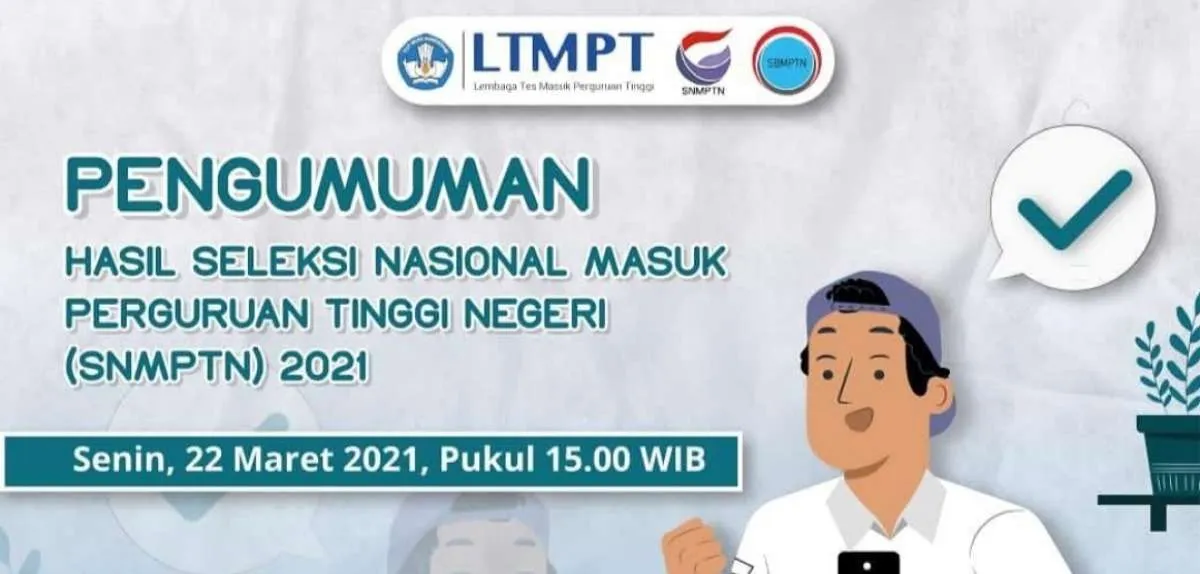 Sore ini diumumkan, ini link utama dan 28 link minor pengumuman SNMPTN 2021 