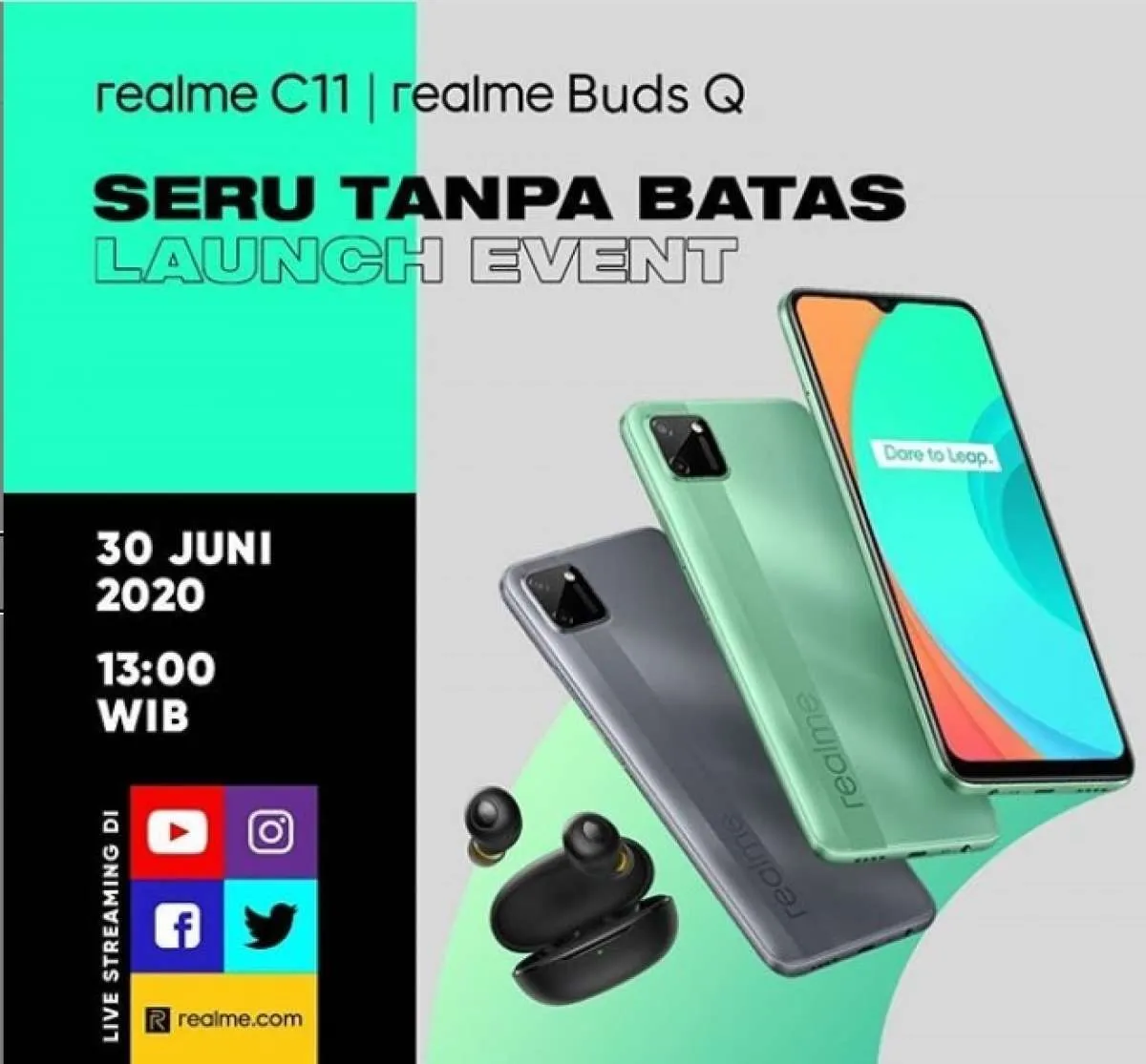 Realme C11 diperkenalkan ke pasar Indonesia dan Malaysia pekan depan