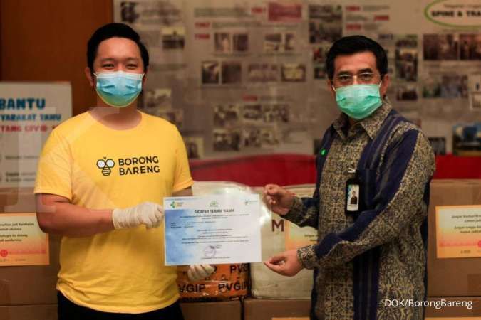 BorongBareng.com donasikan 200 APD untuk RSUP Fatmawati dan RSUP Persahabatan