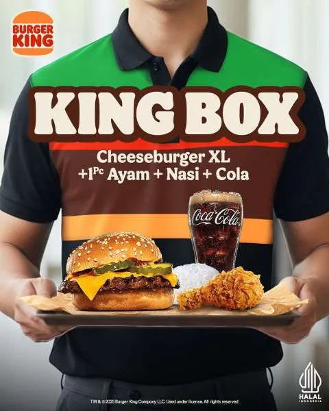 Promo King Box dari Burger King Paket Komplit