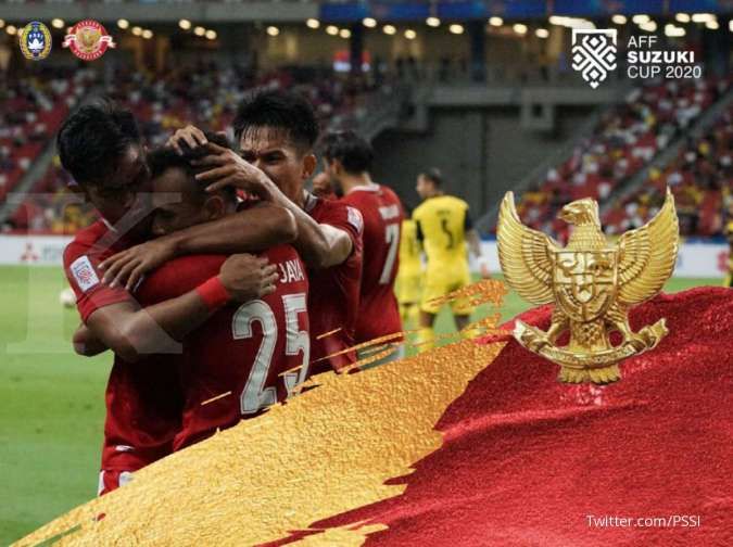 Piala AFF: Timnas Indonesia Unggul 2-1 Lawan Malaysia di Babak Pertama