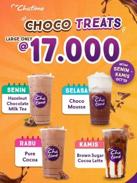 Promo Chatime Choco Treats