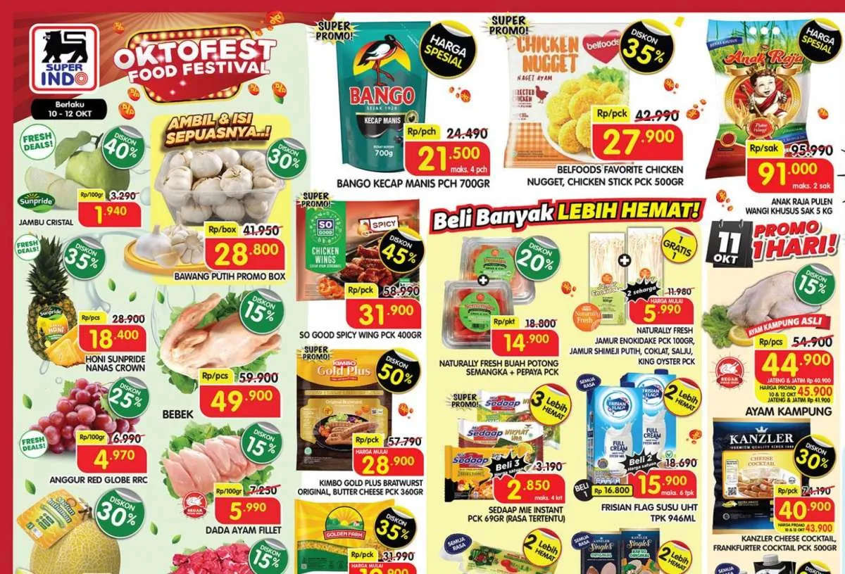 Promo JSM Superindo 10-12 Oktober 2025, Beras dan Kecap Harga Spesial