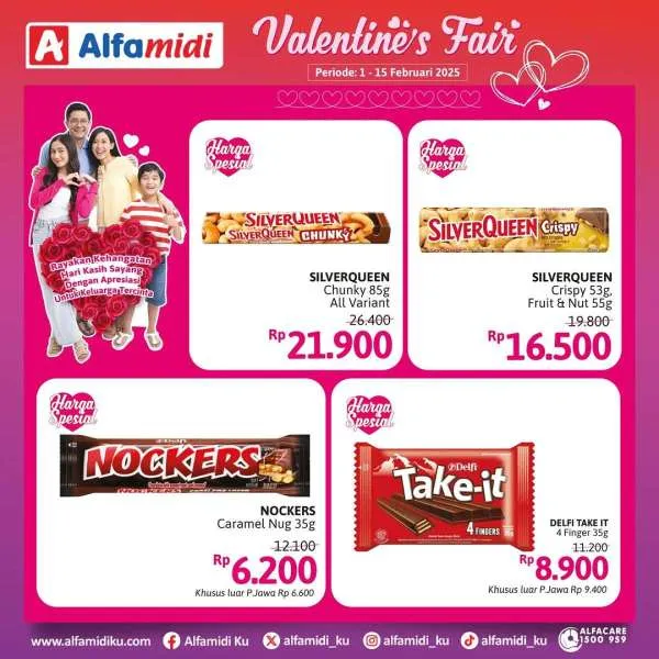 Promo Alfamidi Valentines Fair Periode 1-15 Februari 2025