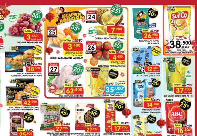 Promo JSM Superindo Weekend 24-27 Januari 2025