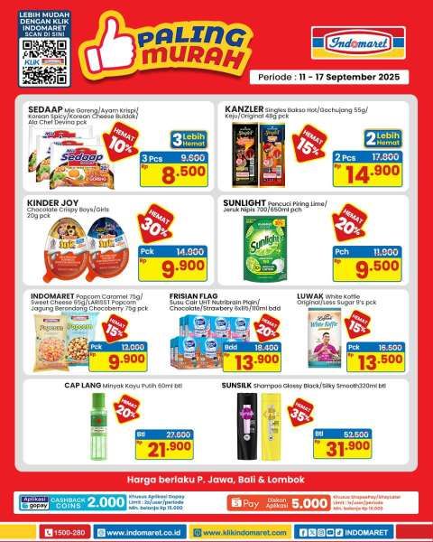 Promo Indomaret 11-17 September Paling Murah